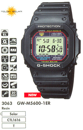 Годинник CASIO GW-M5600-1ER