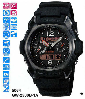 Часы CASIO GW-2500B-1AER