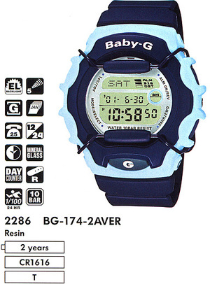 Годинник Casio BABY-G Urban BG-174-2AVER
