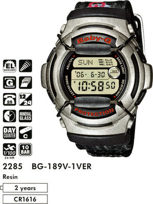 Часы CASIO BG-189V-1VER