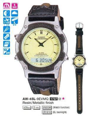 Годинник CASIO AW-45L-9EVMQ