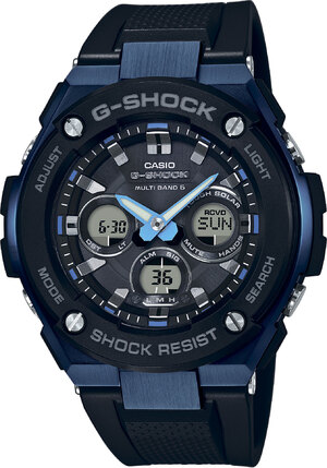 Часы Casio G-SHOCK G-STEEL GST-W300BD-1AER купить в интернет