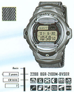 Часы CASIO BGR-210DM-8VSER