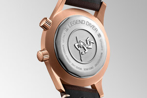 Часы The Longines Legend Diver Watch L3.774.1.50.2 + ремешок