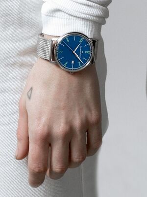 Часы Maurice Lacroix ELIROS Date 25th Anniversary EL1118-SS00E-420-C + ремешок
