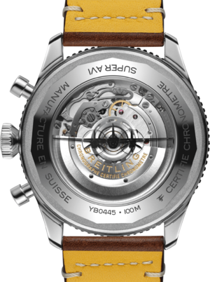 Годинник Breitling Super AVI B04 Chronograph GMT 46 Mosquito YB04451A1B1X1