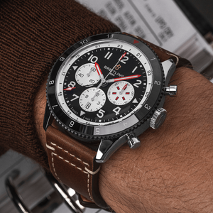 Годинник Breitling Super AVI B04 Chronograph GMT 46 Mosquito YB04451A1B1X1