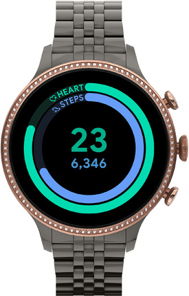 Смарт-часы Fossil Gen 6 Gunmetal Stainless Steel (FTW6078)