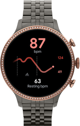 Смарт-часы Fossil Gen 6 Gunmetal Stainless Steel (FTW6078)