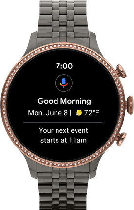 Смарт-часы Fossil Gen 6 Gunmetal Stainless Steel (FTW6078)