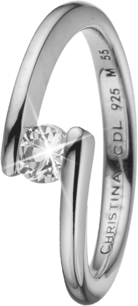 Кольцо CC 800-3.14.A/57 Supernova silver 