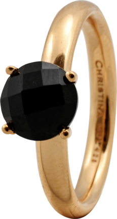 Кольцо CC 800-3.1.B/55 Black Onyx goldpl