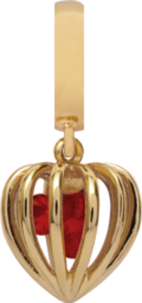 Шарм CC hangers - ruby heart cage 610-G03Ruby