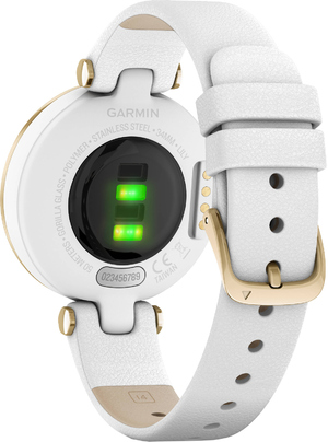 Смарт-годинник Garmin Lily Light Gold Bezel with White Case and Italian Leather Band (010-02384-B3)