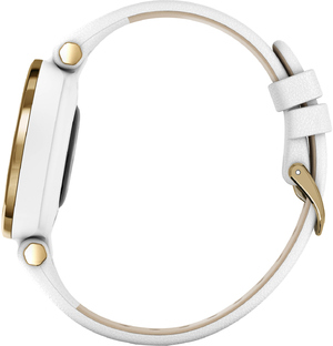 Смарт-годинник Garmin Lily Light Gold Bezel with White Case and Italian Leather Band (010-02384-B3)