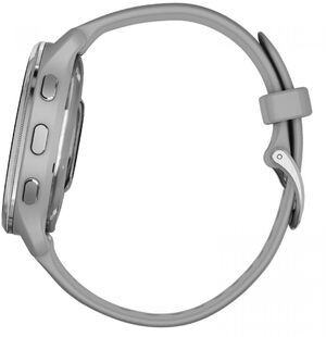 Смарт-годинник Garmin Venu 2 Plus Silver Stainless Steel Bezel with Powder Gray Case and Silicone Band (010-02496-10)