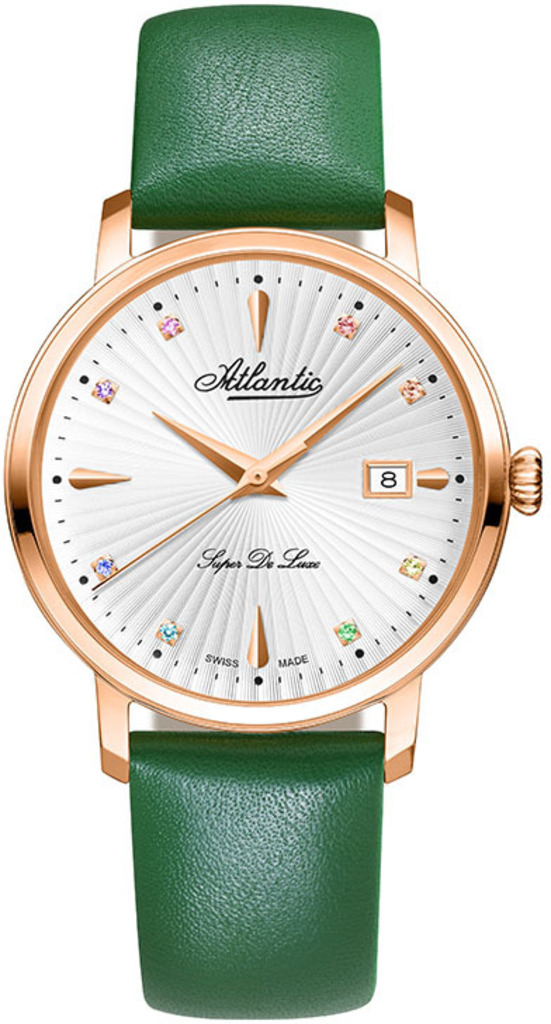 

Часы Atlantic Super De Luxe Precious Stones 29355.44.29LGN, 29355.44.29LGN
